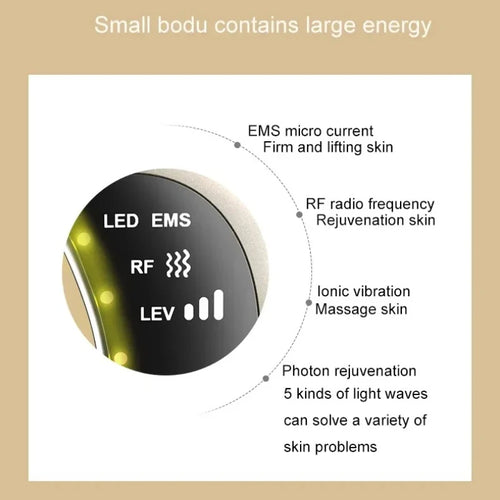 4 Color LED Electric Gua Sha Face Massager