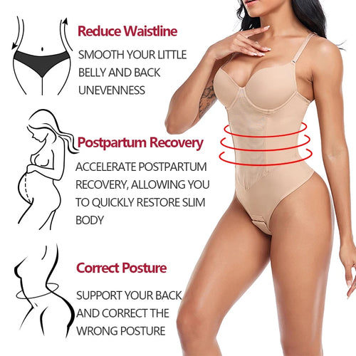 Thongs Bodysuit Waist Trainer