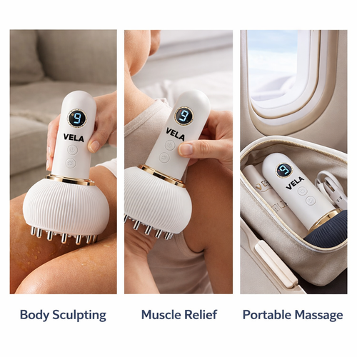 Unlock Your Confidence with VELA – The Handheld Massager That Sculpt, Smooths, and Transforms Your Body